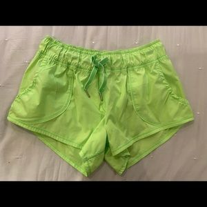 Lululemon Athletica Lime Green Shorts 12